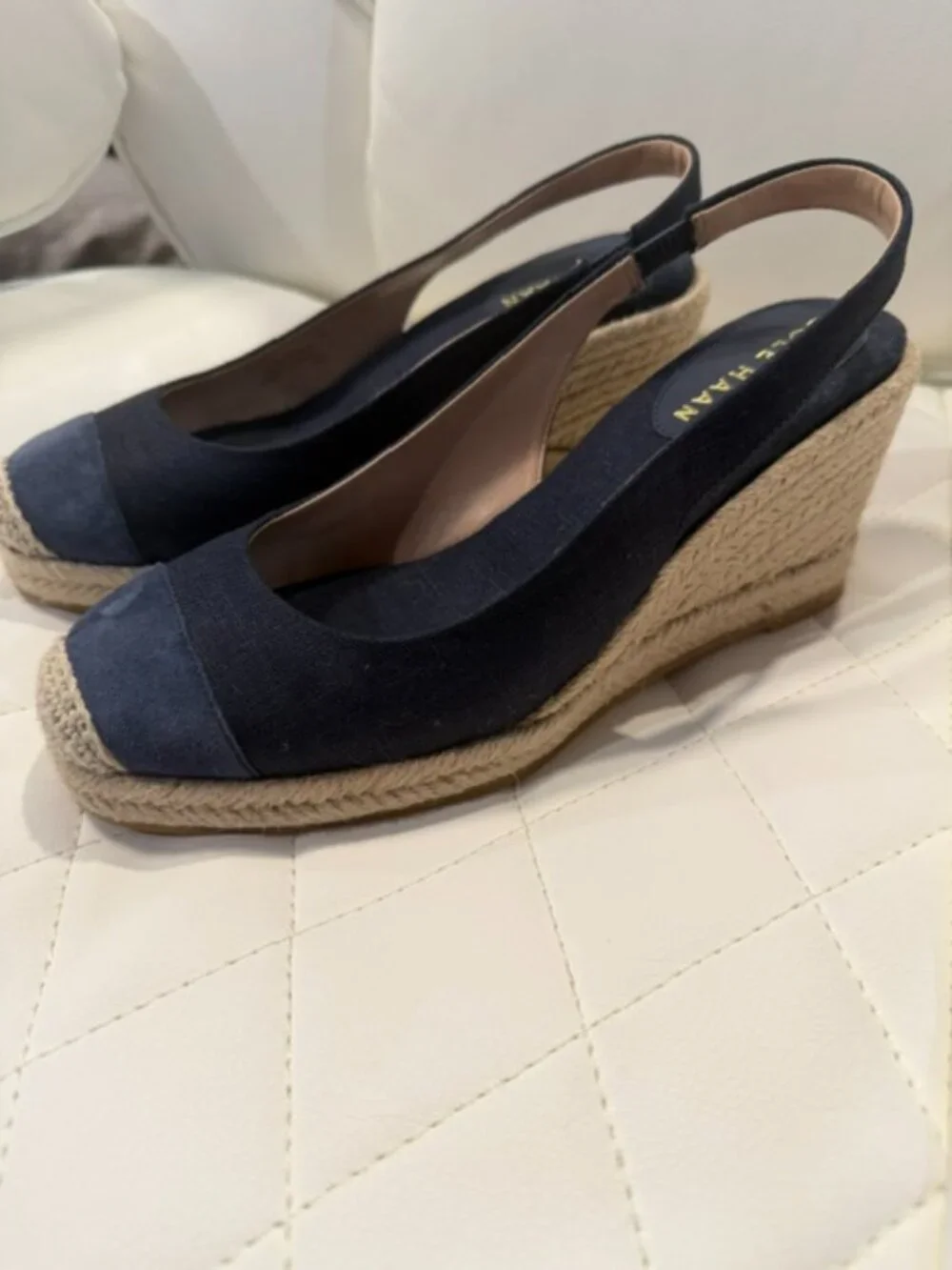Cole Hann high heels espadrilles